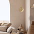LED Полилей Zambelis 25336 PENDANT LED LIGHT 3W 3000K NATURAL STONE - GOLD METAL | Osvetlenieto.bg