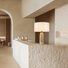 Настолна лампа Zambelis 25428 TABLE LIGHT 1xE27 NATURAL STONE WHITE SHADE | Osvetlenieto.bg