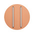 LED Плафон ZAMBELIS 2567 CEILING LED LIGHT 28W 3000K BLACK MATT STICK - SANDY BRICK RED BASE | Osvetlenieto.bg