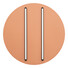LED Плафон ZAMBELIS 2569 CEILING LED LIGHT 43W 3000K BLACK MATT STICK - SANDY BRICK RED BASE | Osvetlenieto.bg