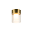 LED Луна за открит монтаж ZAMBELIS 23017 CEILING LIGHT 9W 3000K METAL-GLASS GOLD | Osvetlenieto.bg
