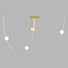LED Полилей ZAMBELIS 22248 CEILING LED LIGHT 42W 3000K ALUMINIUM GOLD MATT | Osvetlenieto.bg