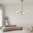LED Полилей ZAMBELIS 23019 PENDANT LED LIGHT 42W 3000K METAL-GLASS GOLD | Osvetlenieto.bg