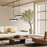 LED Полилей ZAMBELIS 25145 PENDANT LED LIGHT 17W 3000K BLACK MATT - BRUSHED BRASS | Osvetlenieto.bg