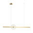 LED Полилей ZAMBELIS 25426 PENDANT LED LIGHT 20W 3000K TRIAC GOLD - CLEAR GLASS | Osvetlenieto.bg