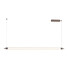 LED Полилей ZAMBELIS 25446 PENDANT LED LINE LIGHT 33W 3000K TRIAC BRUSHED COFFEE | Osvetlenieto.bg