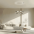LED Полилей ZAMBELIS 25369 PENDANT LED LIGHT UP-DOWN 70W 3000K ELECTROPLATE BRUSHED NICKEL ALUMINIUM - ACRYLIC | Osvetlenieto.bg