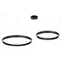 LED Полилей ZAMBELIS 25372 PENDANT LED LIGHT UP-DOWN 118W 3000K BLACK ALUMINIUM - ACRYLIC | Osvetlenieto.bg
