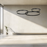 LED Полилей ZAMBELIS 25375 PENDANT LED LIGHT UP-DOWN 174W 3000K BLACK ALUMINIUM - ACRYLIC | Osvetlenieto.bg