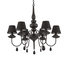 Полилей BLANCHE SP6 NERO 111872 Ideal Lux 6xE14 | Osvetlenieto.bg