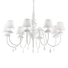 Полилей BLANCHE SP8 BIANCO 035574 Ideal Lux 8xE14 | Osvetlenieto.bg