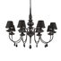 Полилей BLANCHE SP8 NERO 111896 Ideal Lux 8xE14 | Osvetlenieto.bg
