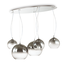 Полилей NEMO SP5 CROMO SFUMATO 138305 Ideal Lux 5xE27 | Osvetlenieto.bg