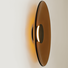LED Аплик ZAMBELIS 25272 WALL LED LIGHT 22W 2700K-3000K TRIAC BLACK MATT - TAWNY GLASS | Osvetlenieto.bg
