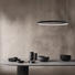 LED Полилей ZAMBELIS 23033 PENDANT LED LIGHT 28W 3000K ALUMINIUM BLACK | Osvetlenieto.bg