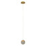 LED Полилей ZAMBELIS 25323 PENDANT LED LIGHT 9W 3000K GOLD ALUMINIUM - ACRYLIC | Osvetlenieto.bg