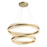 LED Полилей ZAMBELIS 25413 PENDANT LED LIGHT 118W 3000K TRIAC BRUSHED GOLD METAL - CRYSTAL | Osvetlenieto.bg