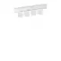 LED Плафон BINOMIO LED PL4 BIANCO 328232 Ideal Lux | Osvetlenieto.bg