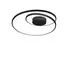 LED Плафон OZ PL D060 ON-OFF NERO 4000K 342320 Ideal Lux | Osvetlenieto.bg