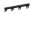Спот RUDY PL4 SQUARE NERO 321523 Ideal Lux 4xGU10 | Osvetlenieto.bg