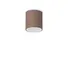 Външен плафон TECHO PL1 D09 ROUND COFFEE 318134 Ideal Lux 1xGU10 IP54 | Osvetlenieto.bg