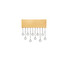 LED Аплик CRISTA 9130650 NovaLuce 15W 3500K  Triac Dimmable | Osvetlenieto.bg