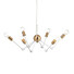 Винтидж полилей CHAGALL OD680306WB Aca Lighting 6xE27 | Osvetlenieto.bg