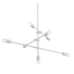 Винтидж полилей LUTHER OD680107WH Aca Lighting 7xE27 | Osvetlenieto.bg