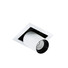 Луна за вграждане Mercanta GL7117-1/12W 4000K WH+BL Italux | Osvetlenieto.bg