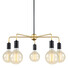 Плафон Malene MDM3386/5 BK+GD Italux | Osvetlenieto.bg