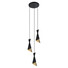 Полилей Malia PND-85949-3 BK+GD Italux 3xЕ27 | Osvetlenieto.bg