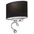 Аплик ENJOY 01-679 BK Redo 1X42W E27 + LED 1X1W 3000k | Osvetlenieto.bg