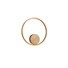 LED Аплик ORBIT 01-1903-TRIAC Redo 28W 4000K D400 INDIRECT BRASS | Osvetlenieto.bg