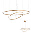 LED Полилей ORBIT 01-1721-DALI Redo 108W 3000K D1000+600 BRASS | Osvetlenieto.bg