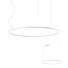 LED Полилей ORBIT 01-1916-DALI Redo 66W 4000K D1000 SAND WHITE | Osvetlenieto.bg