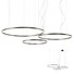 LED Полилей ORBIT 01-1954-DALI Redo 163W 3000K D1000+800+600 SAND BLACK | Osvetlenieto.bg