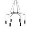 Полилей TERES YL23P6BK Aca Lighting 6xG9 | Osvetlenieto.bg