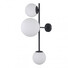 Аплик VAILANTE черен WL-31221-3A-SBL Italux 1xE27+2xE14 | Osvetlenieto.bg