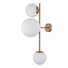 Аплик VAILANTE WL-31221-3-HBR Italux 1xE27+2xE14 | Osvetlenieto.bg
