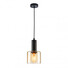 Пендел SANTIA PND-65342-1-BK+AMB Italux 1xE27 | Osvetlenieto.bg