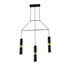 Полилей DA VINCI HM853P66BK Aca Lighting 3xGU10 | Osvetlenieto.bg