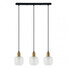 Полилей LAMEZIA PND-67594-3-BRO+CL Italux 3xE27 | Osvetlenieto.bg