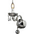 Аплик TULIA BLK82041WSGC Aca Lighting 1xE14 | Osvetlenieto.bg
