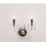 Аплик TULIA BLK82042WCC Aca Lighting 2xE14 | Osvetlenieto.bg