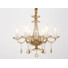 Полилей LOMPELIA BLK80386PCMG Aca Lighting 6xE14 | Osvetlenieto.bg