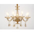 Полилей LOMPELIA BLK80388PCMG Aca Lighting 8xE14 | Osvetlenieto.bg