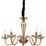 Полилей LUNARIA BLK82185PCNC Aca Lighting 5xE14 | Osvetlenieto.bg
