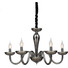 Полилей LUNARIA BLK82185PSGC Aca Lighting 5xE14 | Osvetlenieto.bg