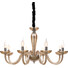 Полилей LUNARIA BLK82188PCNC Aca Lighting 8xE14 | Osvetlenieto.bg