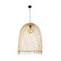 Пендел ZAMBELIS 18181 PENDANT LIGHT BAMBOO 1L 1xE27 | Osvetlenieto.bg